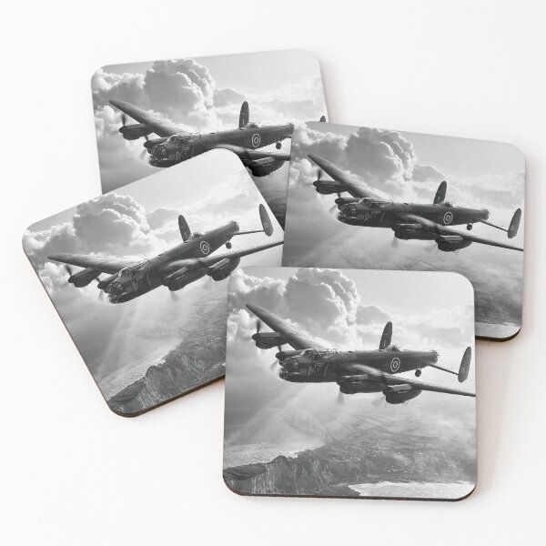 Item preview, Lancaster Above The White Cliffs Of Dover designed and sold by Skyframe Aviation.