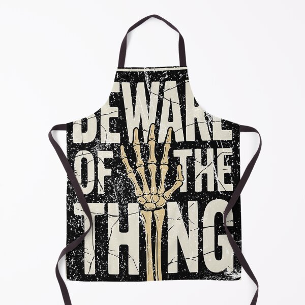 Item preview, Beware Of The Thing Skeleton Hand Vintage Warning Sign Design designed and sold by GiftsProShop.