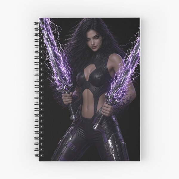Item preview, Umbra Kineticist 2 Dark Lightning Cyberpunk Warrior designed and sold by EvolutionMerch.