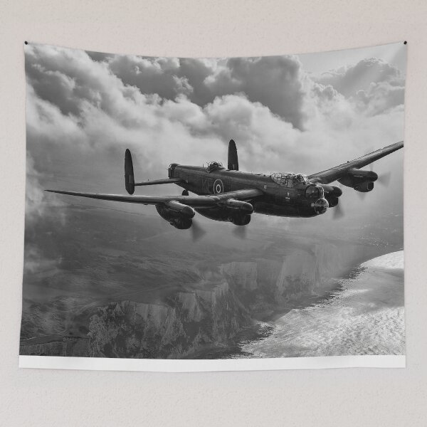Item preview, Lancaster In Monochrome designed and sold by Skyframe Aviation.