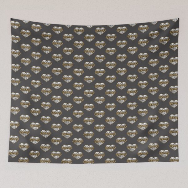 Item preview, Love Pittsburgh Sports Heart with City Map Design designed and sold by tedicuko.