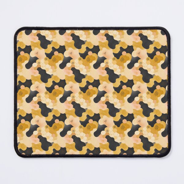 Item preview, Honeybee Soft‑Hive Camo – Seamless Honey‑Gold & Amber Pattern designed and sold by The Digital Compass.