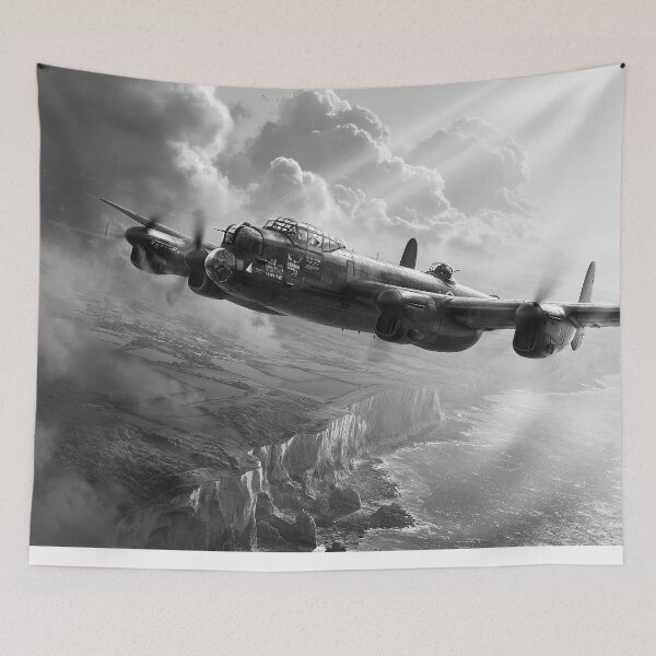 Item preview, Lancaster Through The Clouds designed and sold by Skyframe Aviation.