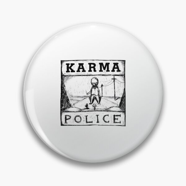 Item preview, Karma Police Alien Sketch Art designed and sold by DwigHills.