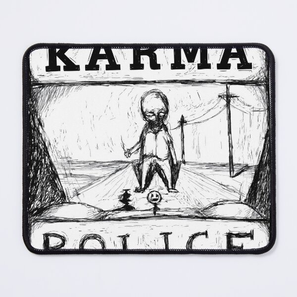 Item preview, Karma Police Alien Sketch Art designed and sold by DwigHills.