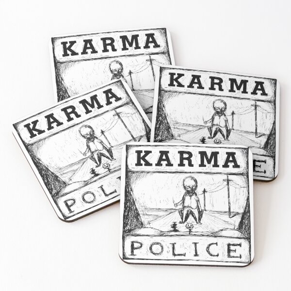 Item preview, Karma Police Alien Sketch Art designed and sold by DwigHills.