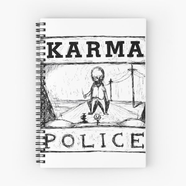 Item preview, Karma Police Alien Sketch Art designed and sold by DwigHills.