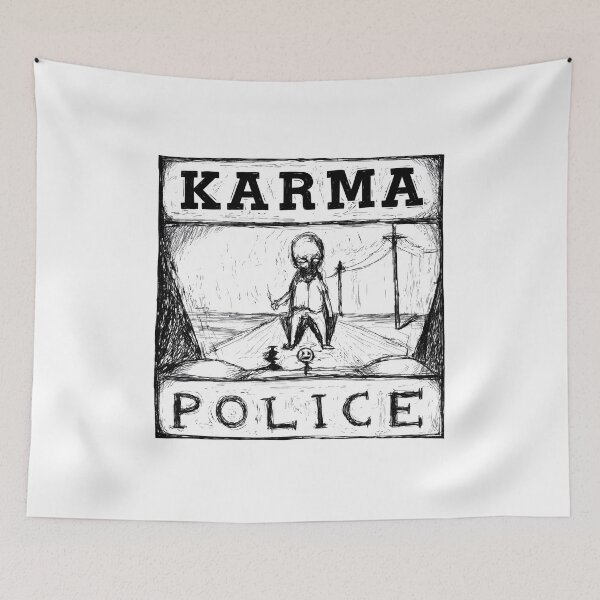 Item preview, Karma Police Alien Sketch Art designed and sold by DwigHills.