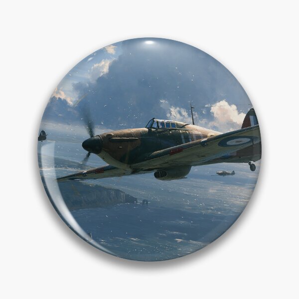 Item preview, Hurricanes Over The English Channel designed and sold by Skyframe Aviation.