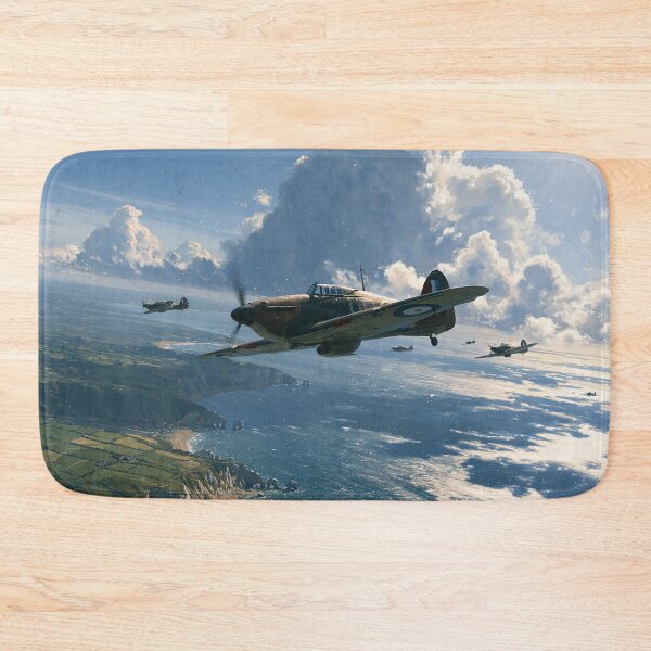 Item preview, Hurricanes Over The English Channel designed and sold by Skyframe Aviation.