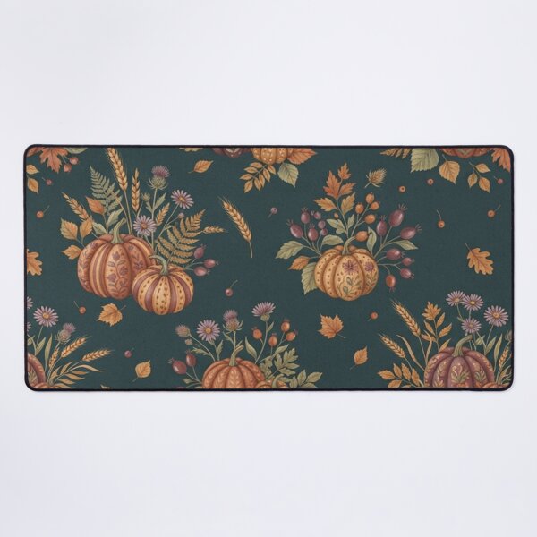 Item preview, Autumn Pumpkin Botanical Floral Pattern designed and sold by SassyArtistry.