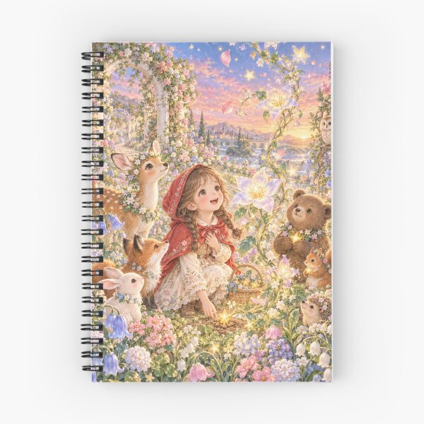 Item preview, Star Seed Wishing Garden – Girl and Woodland Friends designed and sold by SEIMEI2025.