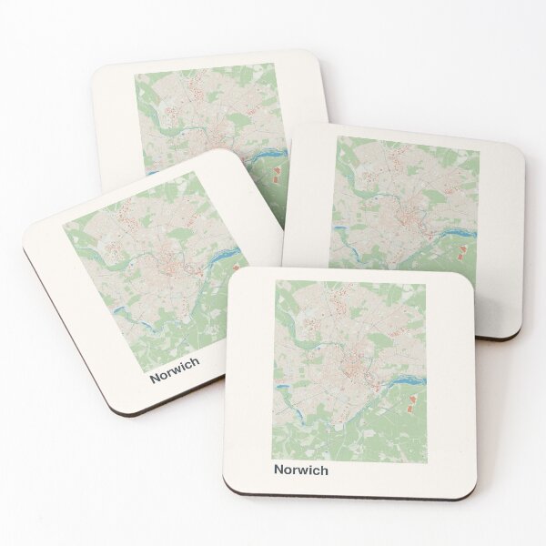 Item preview, Norwich Minimalistic Map Art designed and sold by MapsNerd.
