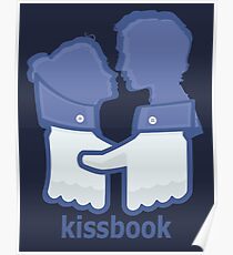 Love story on Facebook Poster