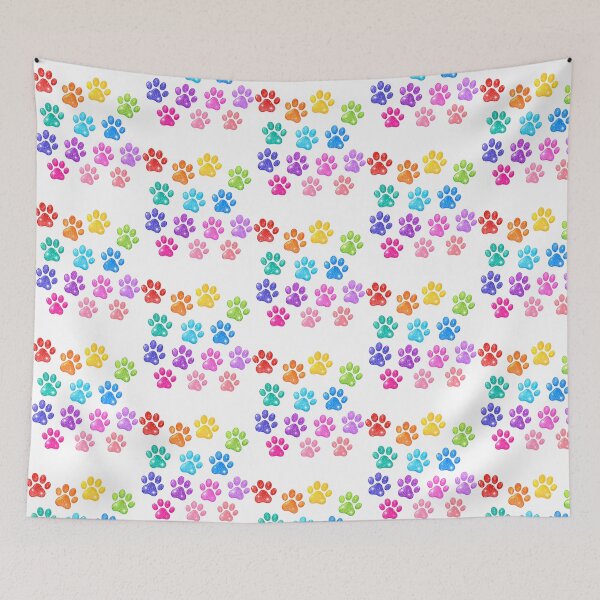 Item preview, Rainbow Cats Paws Pattern designed and sold by Madrigalleryp.