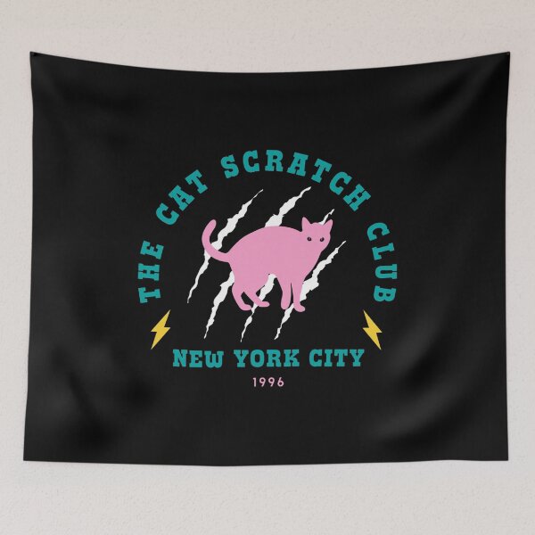 Item preview, The Cat Scratch Club NYC 1996 Retro Cat Design designed and sold by DwigHills.