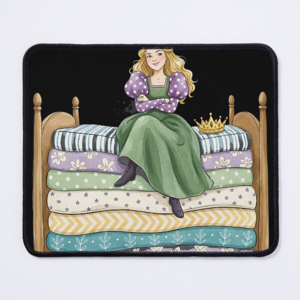 Item preview, Once Upon a Mattress Fairy Tale Princess Art designed and sold by DwigHills.