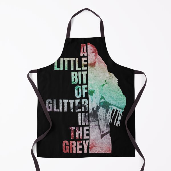 Item preview, A Little Bit Of Glitter In The Grey Quote designed and sold by DwigHills.