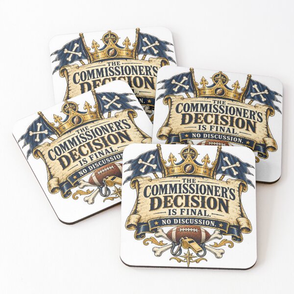 Item preview, Fantasy Football Commissioner Decision Is Final designed and sold by Offbeat Atlas.