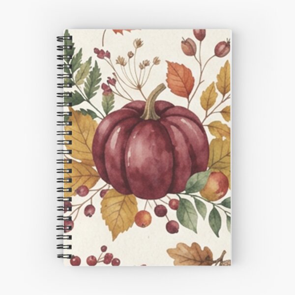 Item preview, Autumn Pumpkin Botanical Harvest Pattern designed and sold by SassyArtistry.