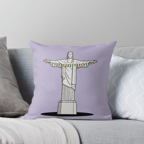 Item preview, Christ The Redeemer Christmas Lights Rio Pop Art designed and sold by Rare By Hero.