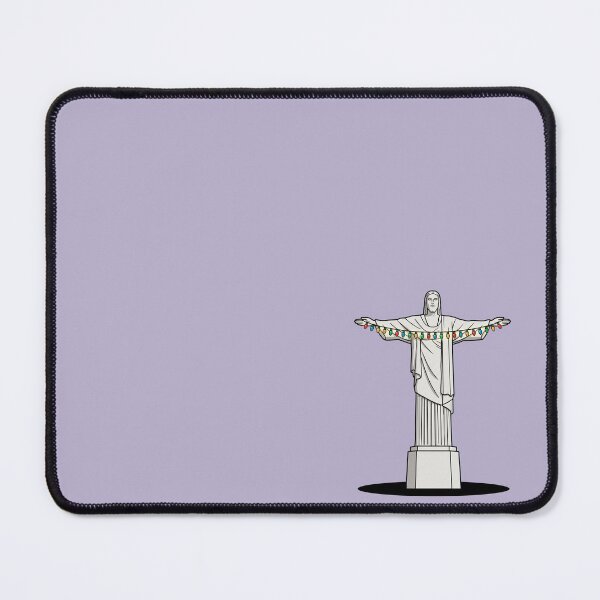 Item preview, Christ The Redeemer Christmas Lights Rio Pop Art designed and sold by Rare By Hero.