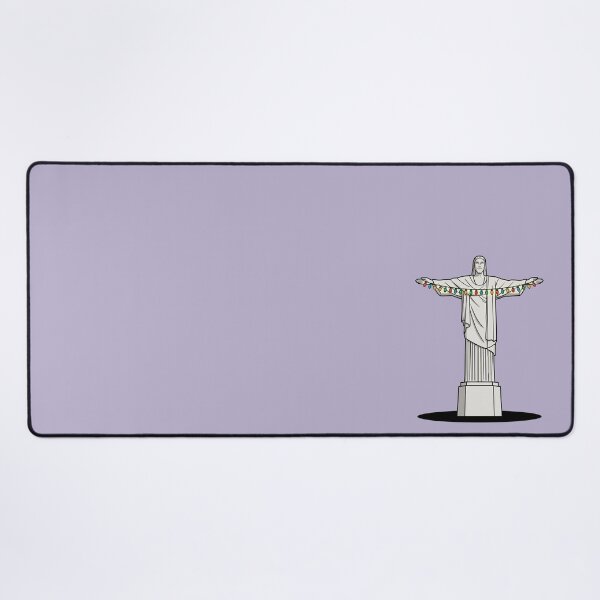 Item preview, Christ The Redeemer Christmas Lights Rio Pop Art designed and sold by Rare By Hero.
