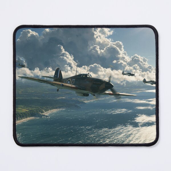 Item preview, Hurricanes Above The White Cliffs designed and sold by Skyframe Aviation.