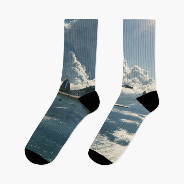 Item preview, Hurricanes Above The White Cliffs designed and sold by Skyframe Aviation.