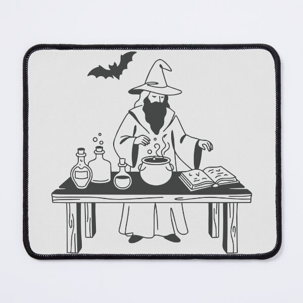 Item preview, Potion Masters Guild Wizard Line Art Halloween T-Shirt designed and sold by NUSA NIPA.
