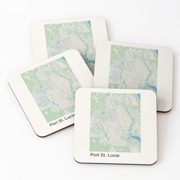 Item preview, Port St. Lucie Minimalistic Map Art designed and sold by MapsNerd.