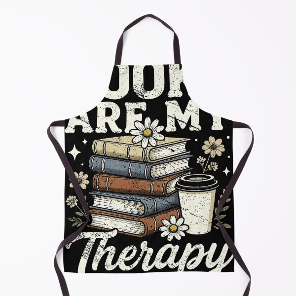Item preview, Books Are My Therapy Vintage Coffee And Book Lover Reading Design designed and sold by GiftsProShop.