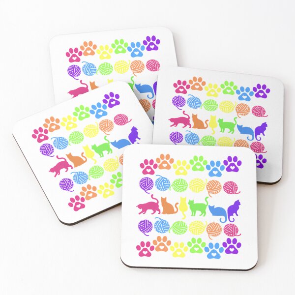 Item preview, Rainbow Kitty Cats designed and sold by Madrigalleryp.