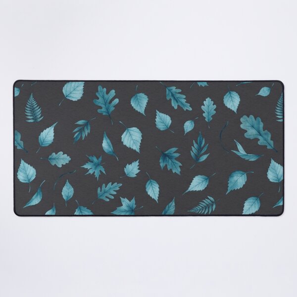 Item preview, Blue Botanical Leaves Dark Pattern designed and sold by SassyArtistry.