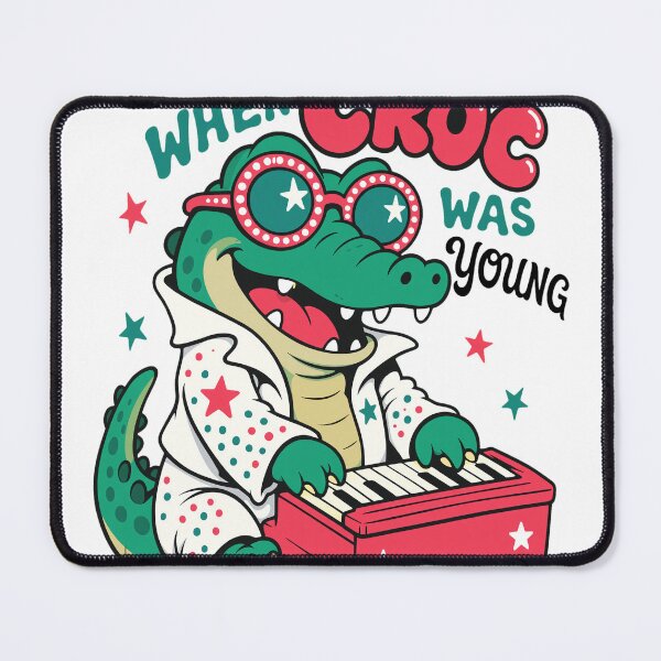 Item preview, I Remember When Croc Was Young Playing Keyboard designed and sold by DwigHills.