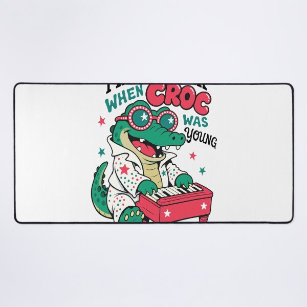 Item preview, I Remember When Croc Was Young Playing Keyboard designed and sold by DwigHills.