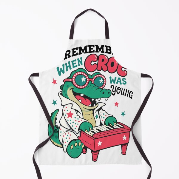 Item preview, I Remember When Croc Was Young Playing Keyboard designed and sold by DwigHills.