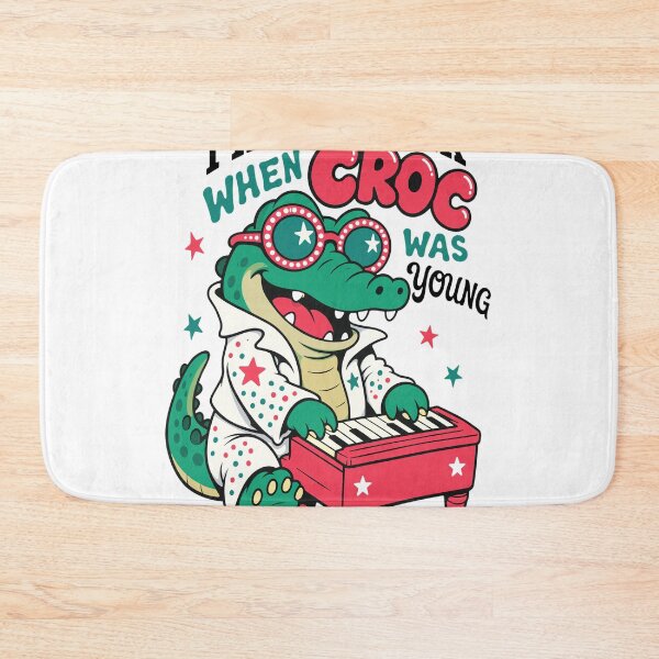 Item preview, I Remember When Croc Was Young Playing Keyboard designed and sold by DwigHills.