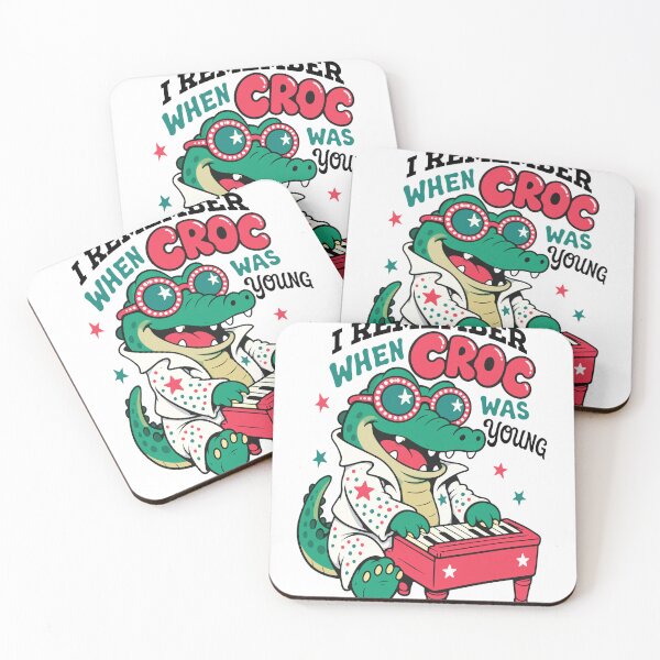 Item preview, I Remember When Croc Was Young Playing Keyboard designed and sold by DwigHills.