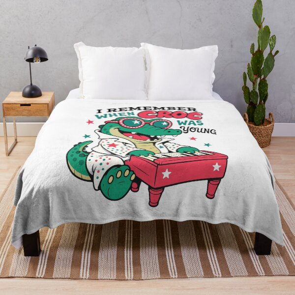 Item preview, I Remember When Croc Was Young Playing Keyboard designed and sold by DwigHills.