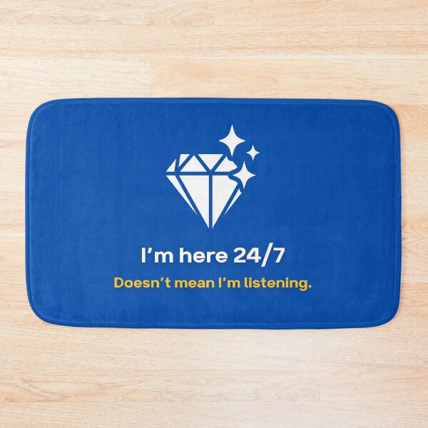 Item preview, I'm Here 24/7 Doesn't Mean I'm Listening - Funny AI Gift designed and sold by HypercareClub.