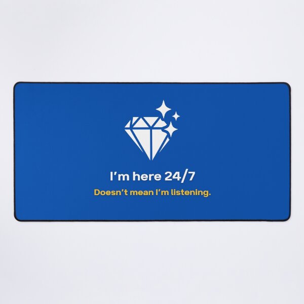 Item preview, I'm Here 24/7 Doesn't Mean I'm Listening - Funny AI Gift designed and sold by HypercareClub.
