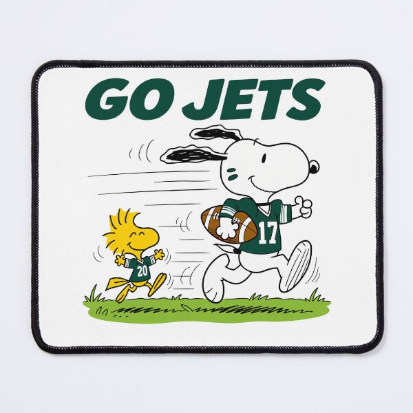 Item preview, Snoopy & Woodstock New York Jets Football Retro F374 designed and sold by GLUVY-THEME.