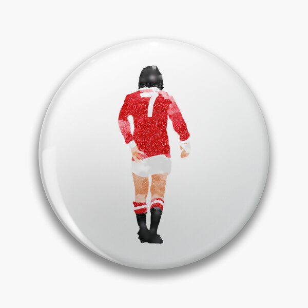 Item preview, George Best Watercolour Manchester United Football Northern Ireland Legend Number 7 Man United Red Devils Winger United Trinity Old Trafford designed and sold by THEJOHNJADS.