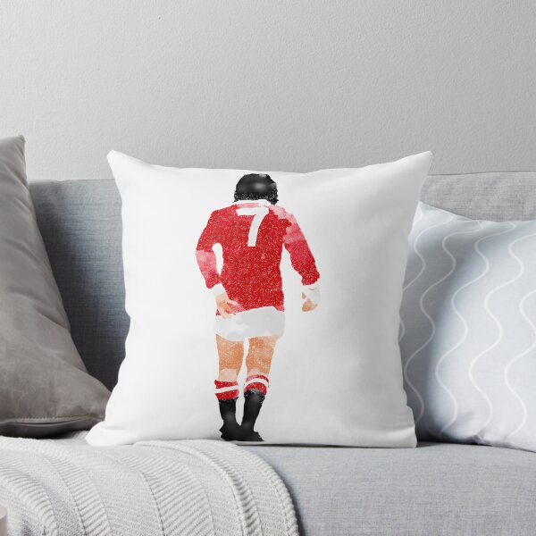 Item preview, George Best Watercolour Manchester United Football Northern Ireland Legend Number 7 Man United Red Devils Winger United Trinity Old Trafford designed and sold by THEJOHNJADS.