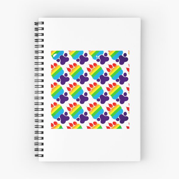 Item preview, Rainbow Paw Cat Pattern - Colorful Feline Design designed and sold by Madrigalleryp.