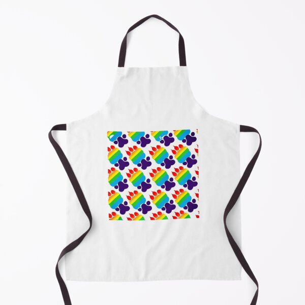Item preview, Rainbow Paw Cat Pattern - Colorful Feline Design designed and sold by Madrigalleryp.