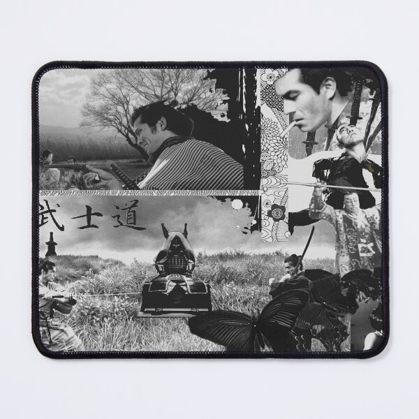 Item preview, Japanese Cinema Collage Poster - Harakiri/Seven Samurai/Branded to Kill/ Drunken Angel/Ugetsu (Kurosawa-Mizoguchi-Kobayashi) designed and sold by Georges de Ménilmontant.