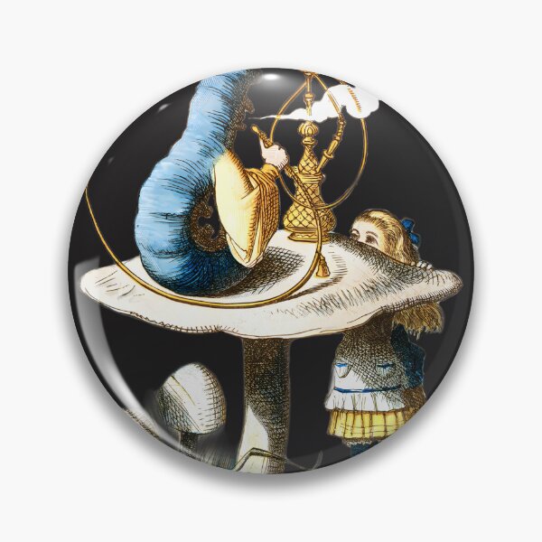Item preview, The Caterpillar from Alice in Wonderland Inspired Fantasy Illustration designed and sold by gabriel1309.