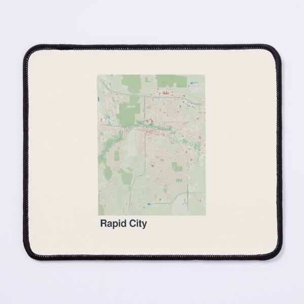 Item preview, Rapid City Minimalistic Map Art designed and sold by MapsNerd.